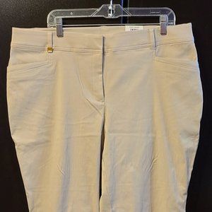 JM Collection Plus Size Pants 18W Curvy Fit Straight Leg NWT